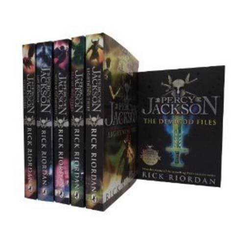 Cover of The Lightning Thief / The Sea of Monsters / The Titan's Curse / The Battle of The Labyrinth / The Last Olympian / The Demigod Files