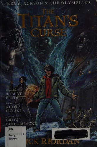 Cover of The Titan's Curse The Graphic Novel