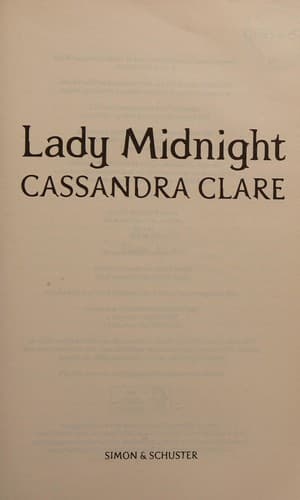 Cover of Lady Midnight