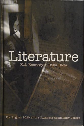 Cover of Literature, For English 1020 at the Cuyahoga Community College