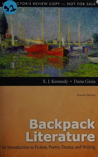 Cover of Backpack literature--Fourth edition