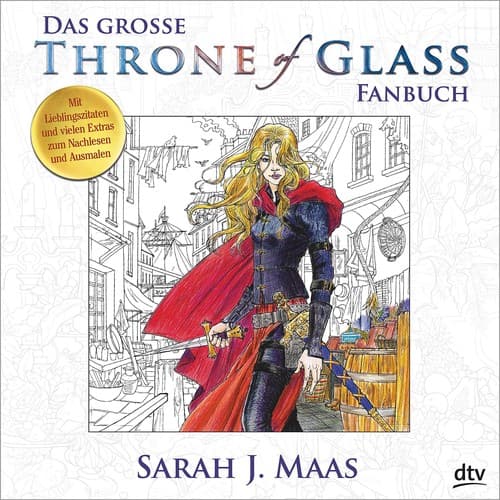 Cover of Throne of Glass Coloring Book