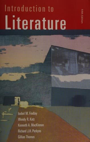 Cover of Introduction to literature -- fifth edition