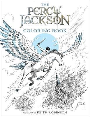Cover of Percy Jackson and the Olympians the Percy Jackson Coloring Book