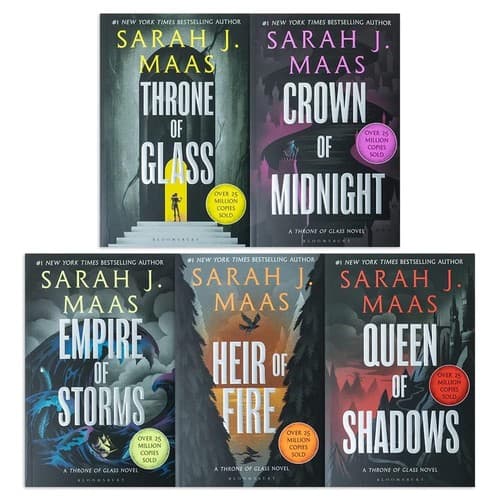 Cover of Throne Of Glass Series Collection 5 Books Set By Sarah J. Maas