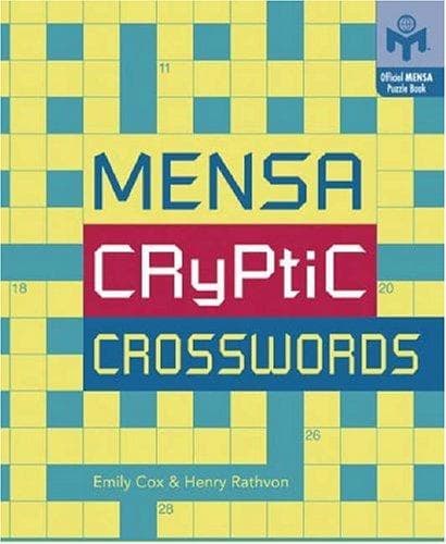 Cover of Mensa cryptic crosswords